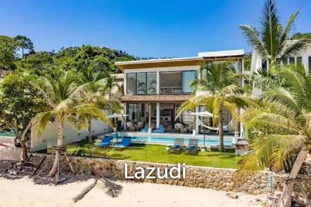 5-Bed Beachfront Villa in Bang Makham, Koh Samui