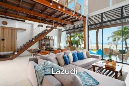 5-Bed Beachfront Villa in Bang Makham, Koh Samui