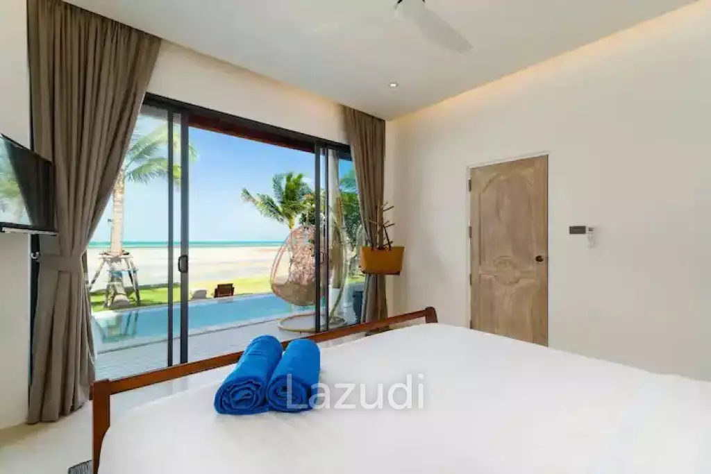 5-Bed Beachfront Villa in Bang Makham, Koh Samui