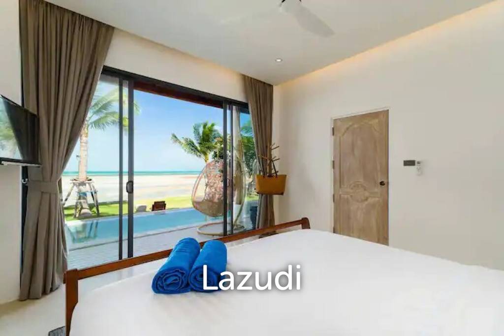 5-Bed Beachfront Villa in Bang Makham, Koh Samui