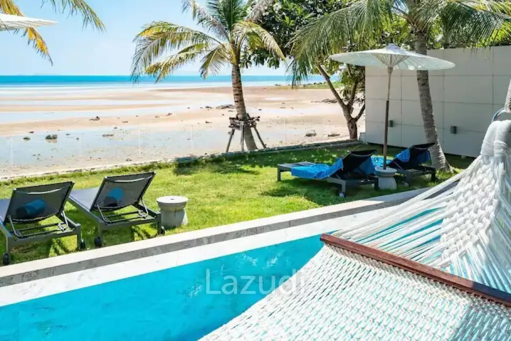 5-Bed Beachfront Villa in Bang Makham, Koh Samui