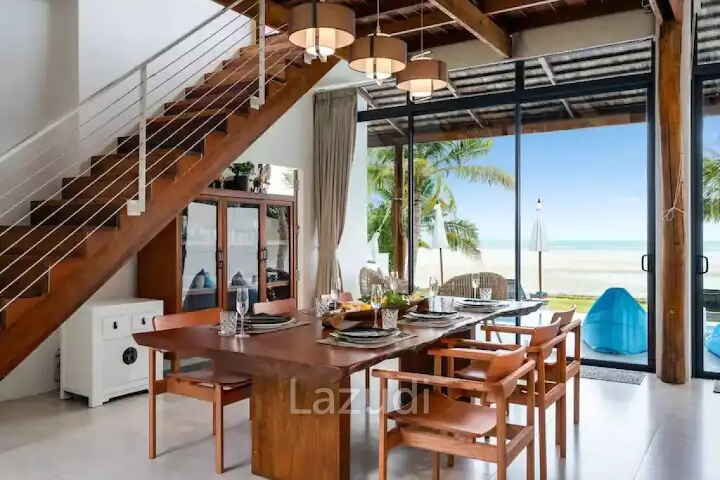 5-Bed Beachfront Villa in Bang Makham, Koh Samui