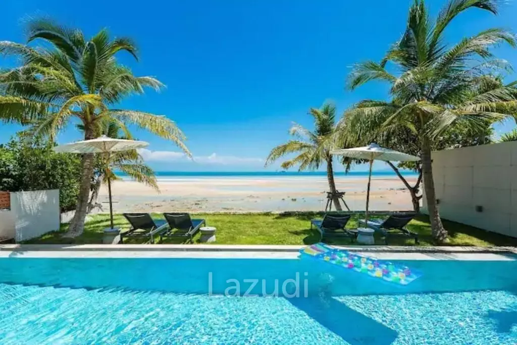 5-Bed Beachfront Villa in Bang Makham, Koh Samui
