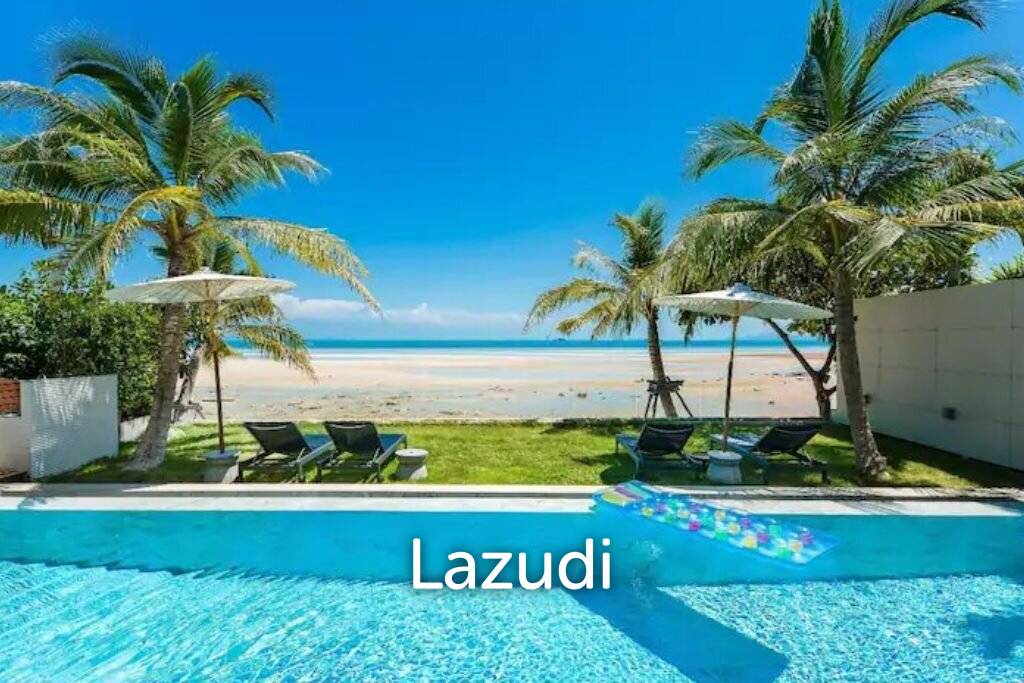 5-Bed Beachfront Villa in Bang Makham, Koh Samui