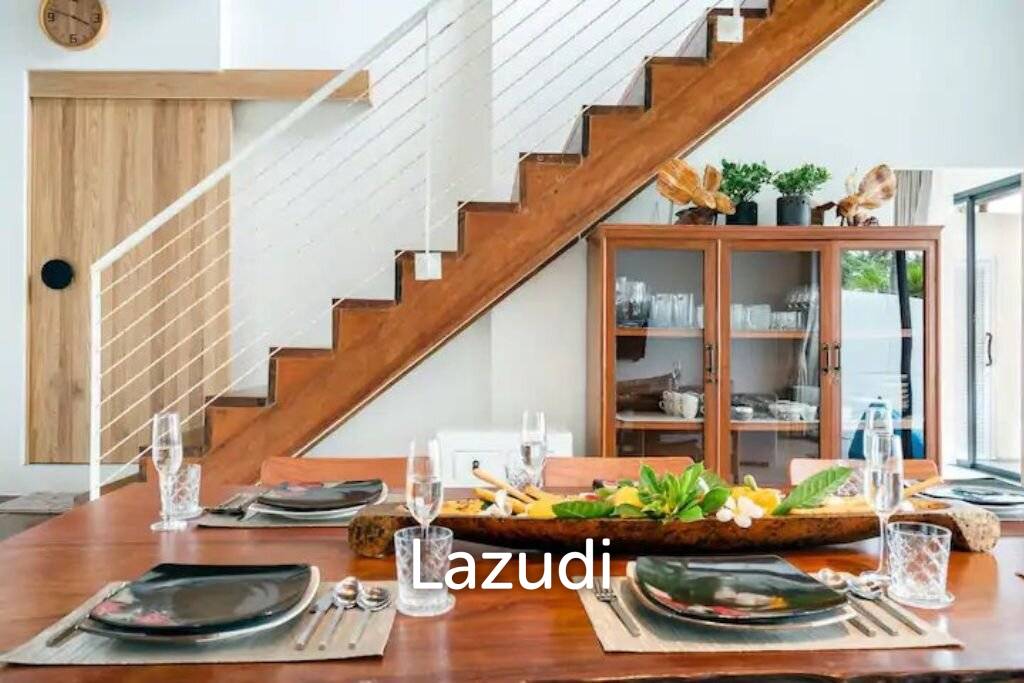 5-Bed Beachfront Villa in Bang Makham, Koh Samui