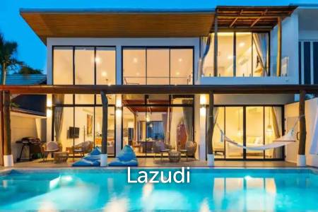 5-Bed Beachfront Villa in Bang Makham, Koh Samui