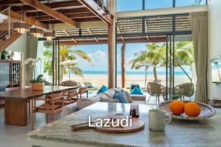 5-Bed Beachfront Villa in Bang Makham, Koh Samui