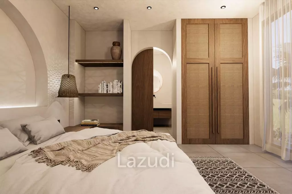 MODERN TWO-STORY VILLA WITH OCEAN VIEW ROOF BAR IN UNGASAN
