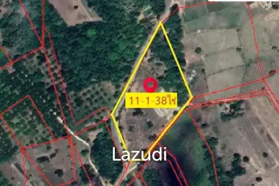 Good price for 11 Rai Land For Sale in Tak