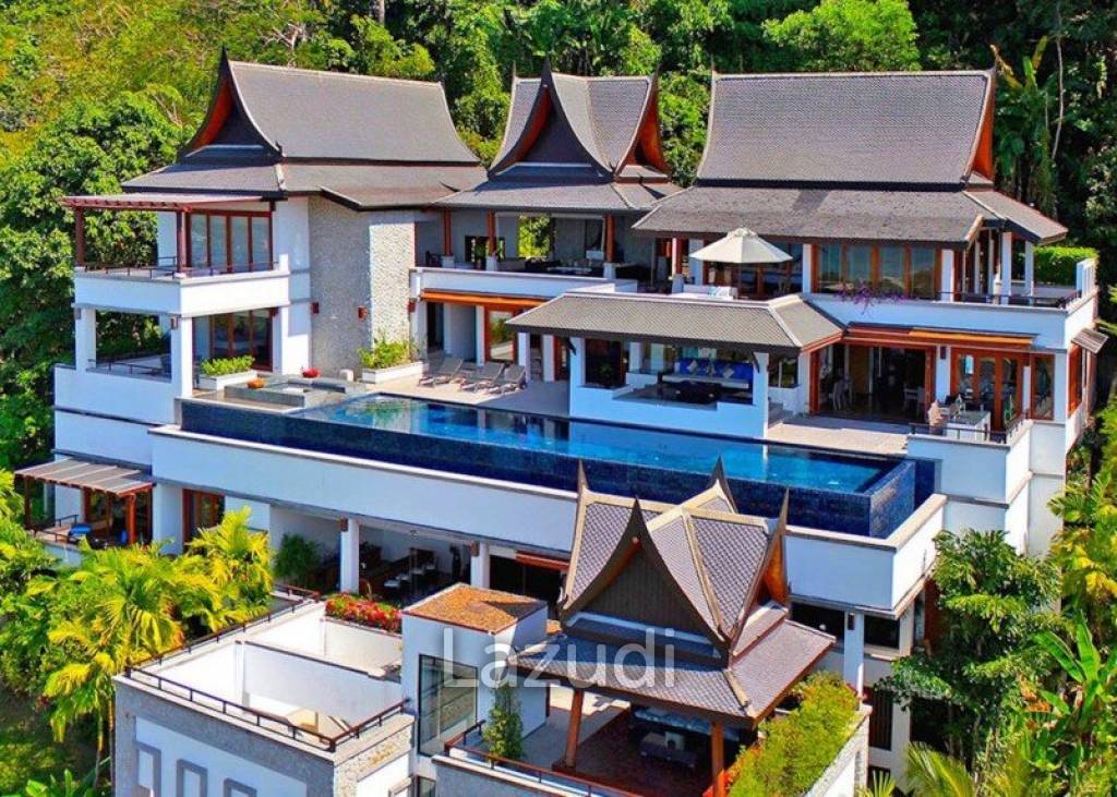 Luxury Seaview Villa In Exclusive Hilltop Estate