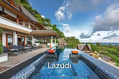 Luxury Seaview Villa In Exclusive Hilltop Estate