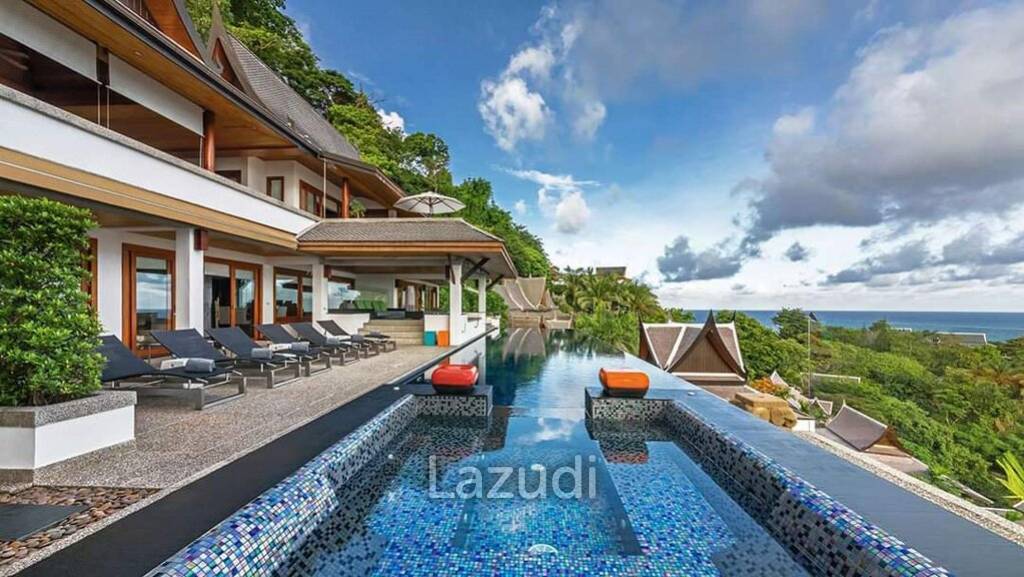 Luxury Seaview Villa In Exclusive Hilltop Estate