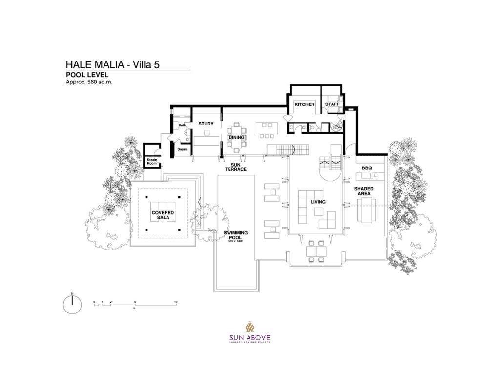 6 Bed 6 Bath 800 SQ.M Villa Hale Malia, Kamala