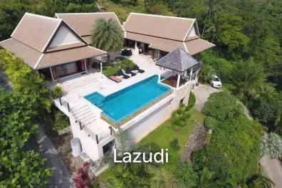 Stunning 4 Bedroom Sea View Villa in Taling Ngam, Koh Samui
