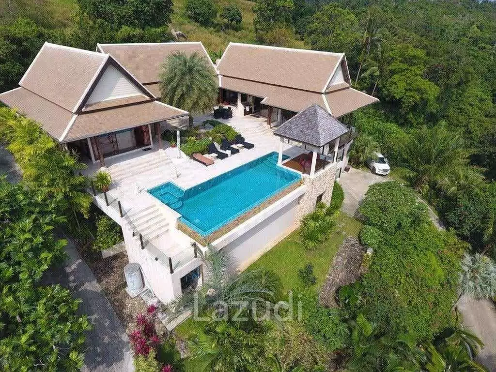 Stunning 4 Bedroom Sea View Villa in Taling Ngam, Koh Samui