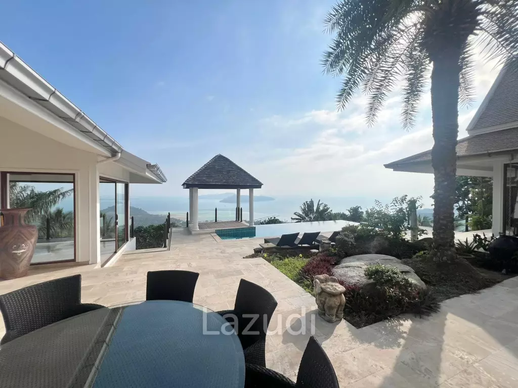 Stunning 4 Bedroom Sea View Villa in Taling Ngam, Koh Samui