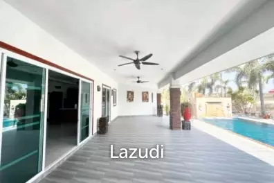 KAO KALOK : Well designed and good quality 3 beds pool villa near the Beach on large land plot.
