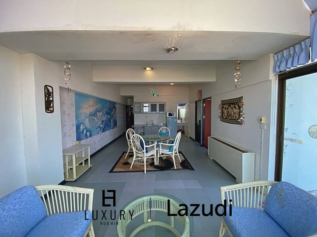 2 Bed Sea View 7th Floor Condo For Sale at Blue Wave Khao Takiap