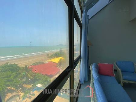 2 Bed Sea View 7th Floor Condo For Sale at Blue Wave Khao Takiap