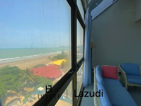2 Bed Sea View 7th Floor Condo For Sale at Blue Wave Khao Takiap