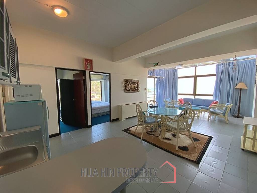 2 Bed Sea View 7th Floor Condo For Sale at Blue Wave Khao Takiap