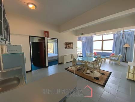 2 Bed Sea View 7th Floor Condo For Sale at Blue Wave Khao Takiap