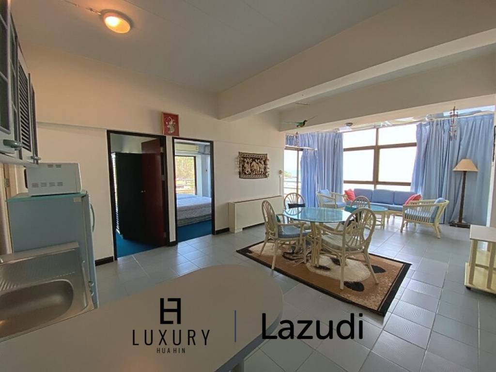 2 Bed Sea View 7th Floor Condo For Sale at Blue Wave Khao Takiap