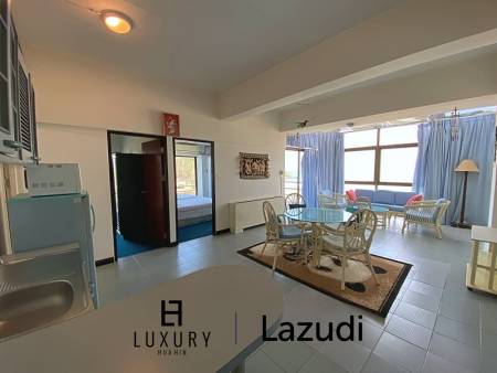 2 Bed Sea View 7th Floor Condo For Sale at Blue Wave Khao Takiap