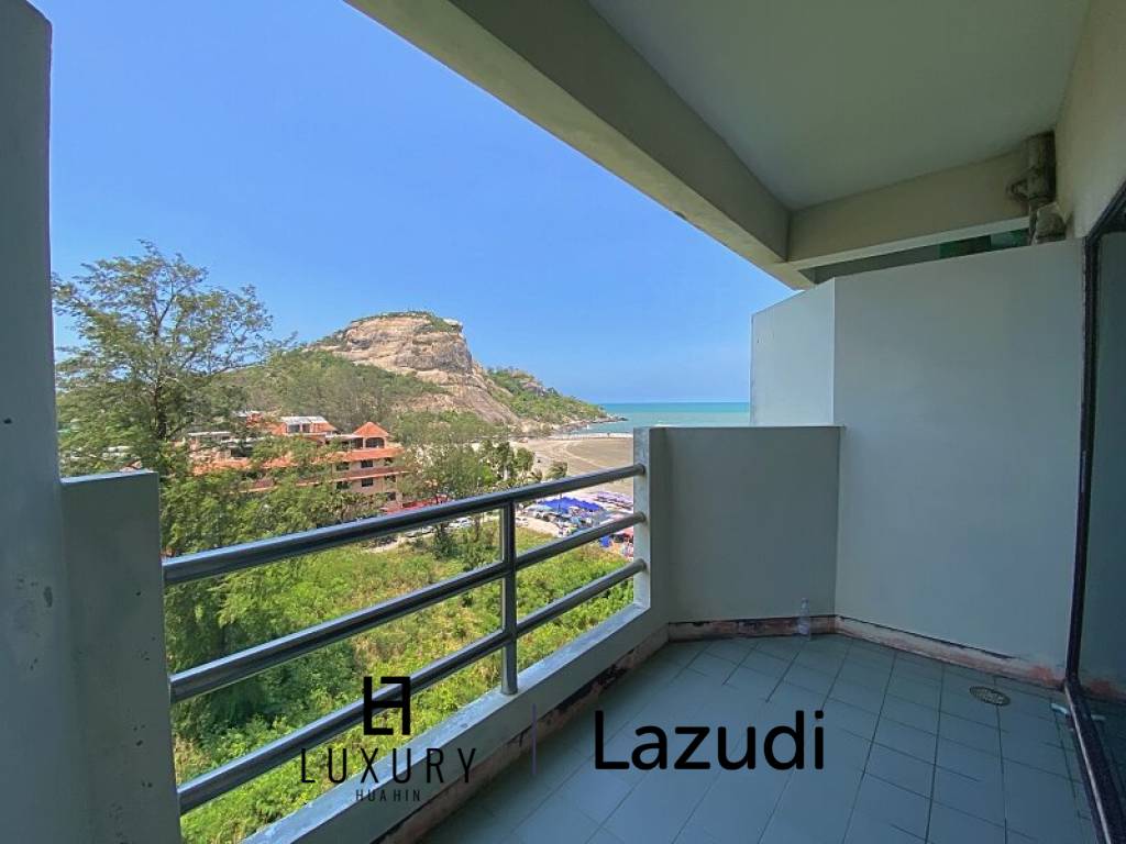 2 Bed Sea View 7th Floor Condo For Sale at Blue Wave Khao Takiap