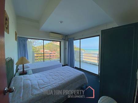 2 Bed Sea View 7th Floor Condo For Sale at Blue Wave Khao Takiap