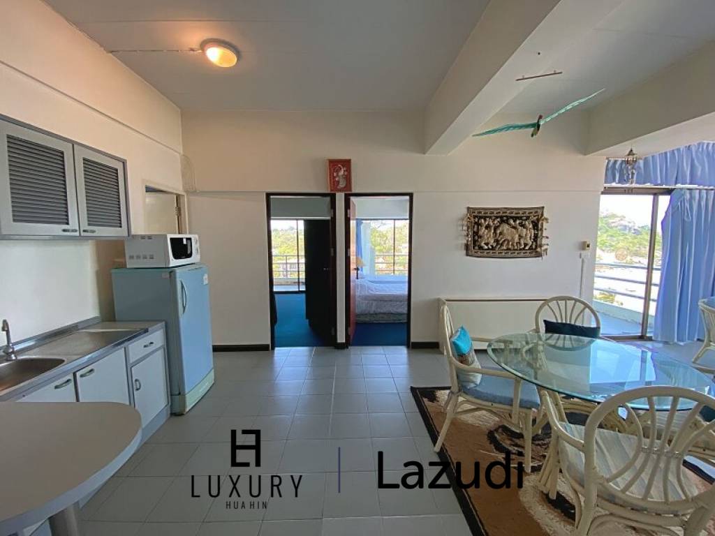 2 Bed Sea View 7th Floor Condo For Sale at Blue Wave Khao Takiap