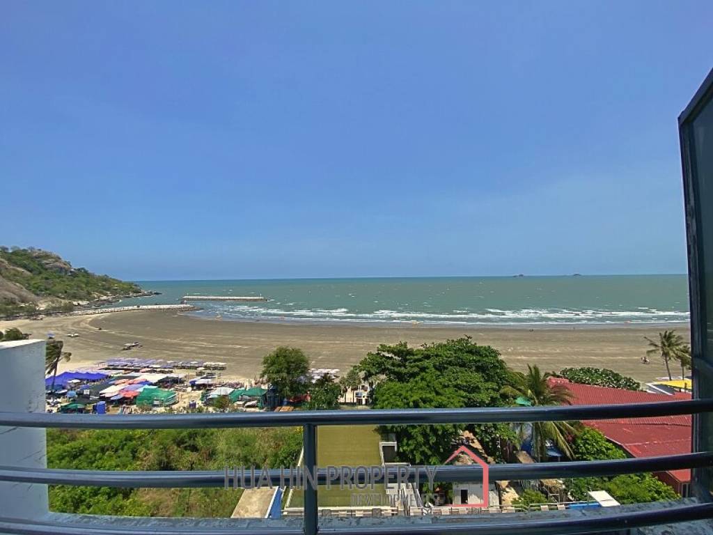 2 Bed Sea View 7th Floor Condo For Sale at Blue Wave Khao Takiap