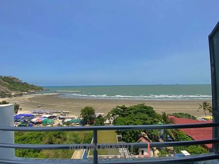 2 Bed Sea View 7th Floor Condo For Sale at Blue Wave Khao Takiap