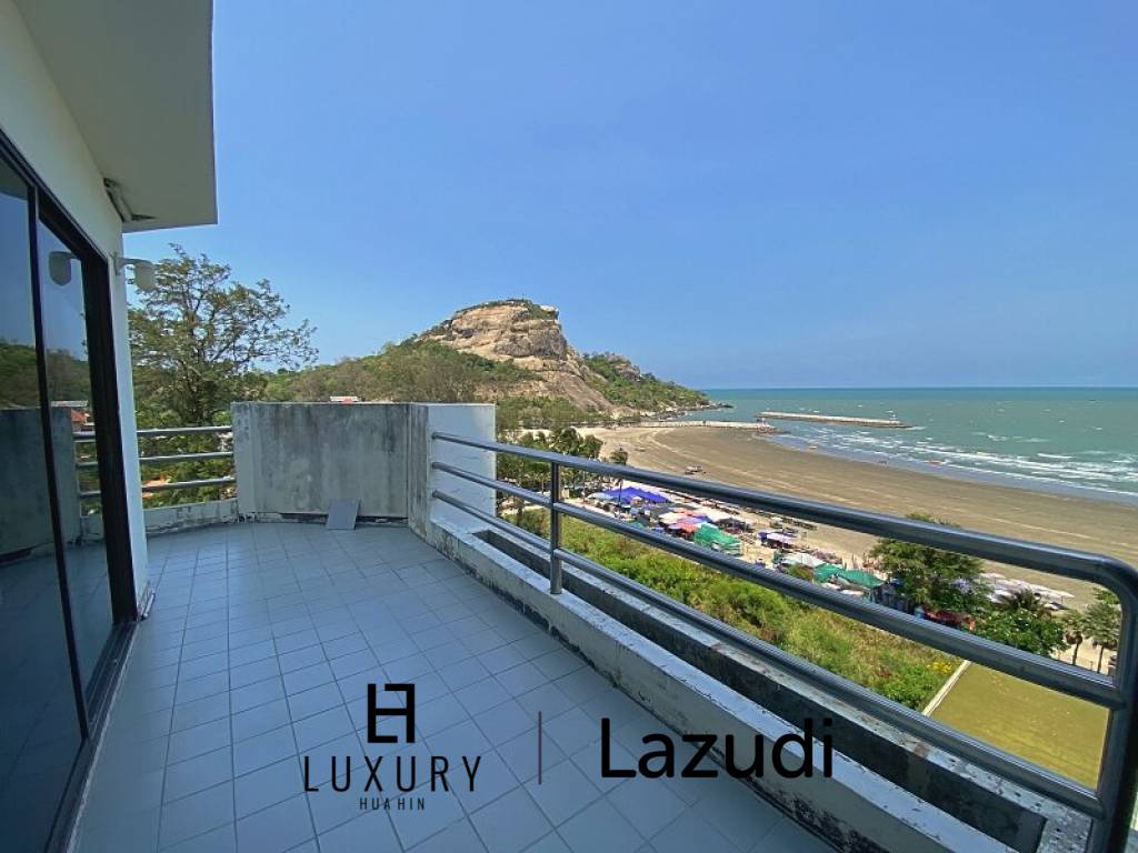 2 Bed Sea View 7th Floor Condo For Sale at Blue Wave Khao Takiap