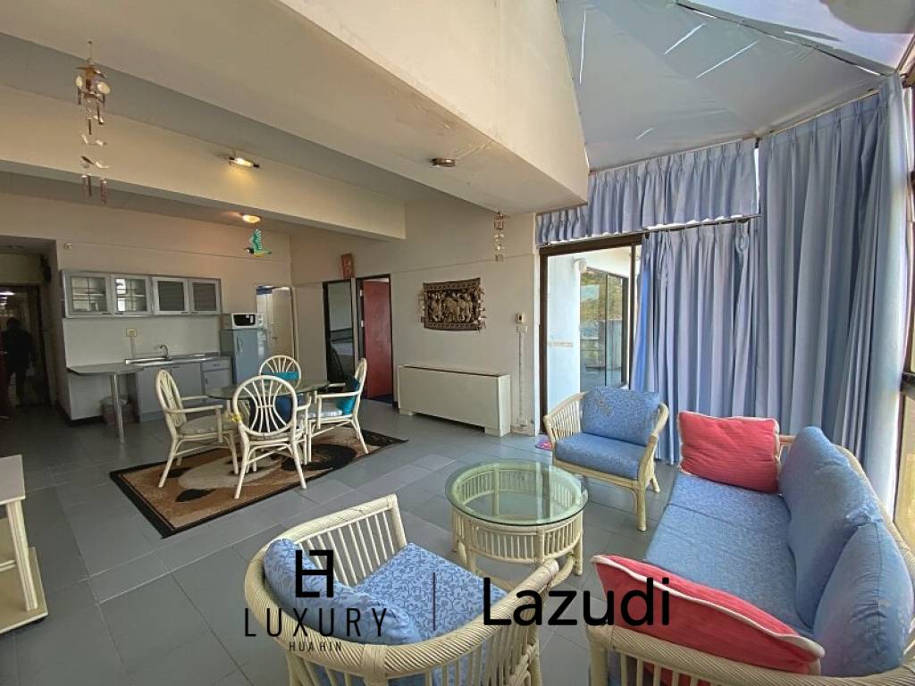 2 Bed Sea View 7th Floor Condo For Sale at Blue Wave Khao Takiap