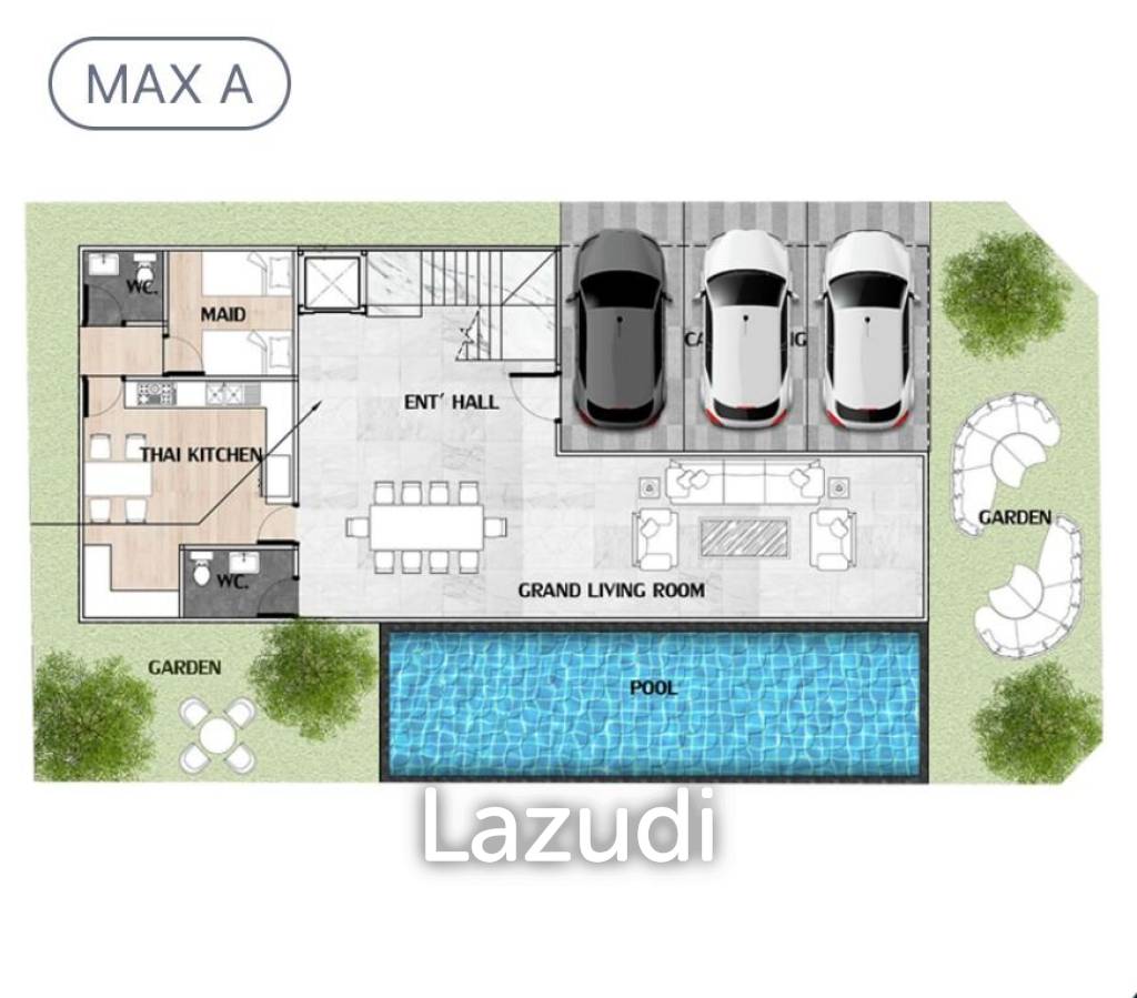 Ultra-Luxury 4BR Detached Home in The Max Ekkamai