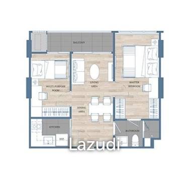 2 Bed 1 Bath 49.5 SQ.M Mekin Haus