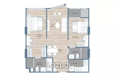 2 Bed 2 Bath 68 SQ.M Mekin Haus
