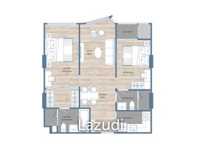 2 Bed 2 Bath 68 SQ.M Mekin Haus