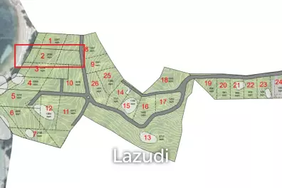 Exclusive Beach Front Land 828 SQ.M The Waterfront Estate