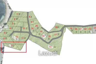 Exclusive Beach Front Land 596 SQ.M The Waterfront Estate