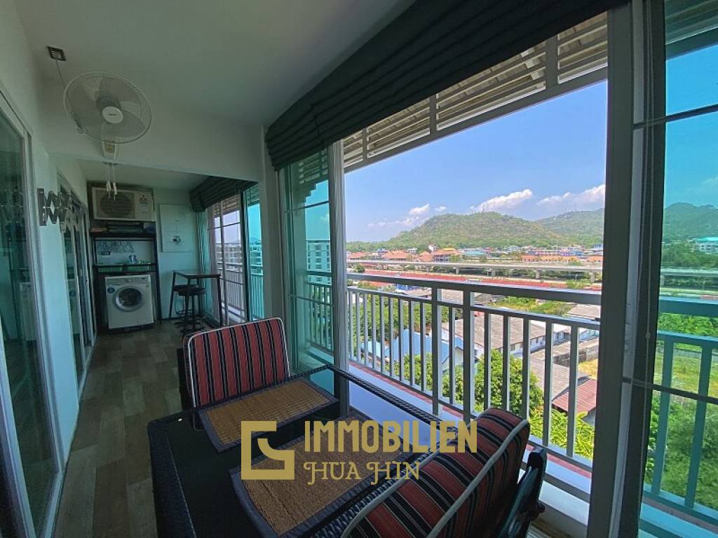 City Center 2 Bed 2 Bath Condo with Sea and Mountain View