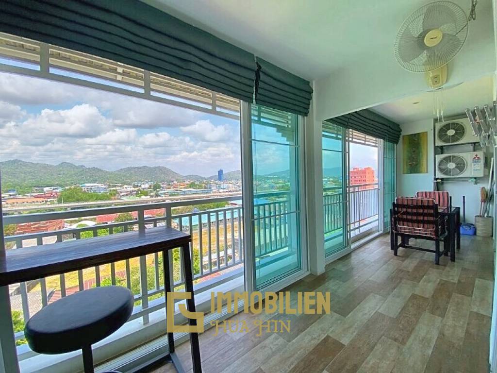 City Center 2 Bed 2 Bath Condo with Sea and Mountain View