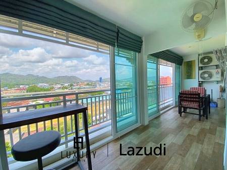 City Center 2 Bed 2 Bath Condo with Sea and Mountain View