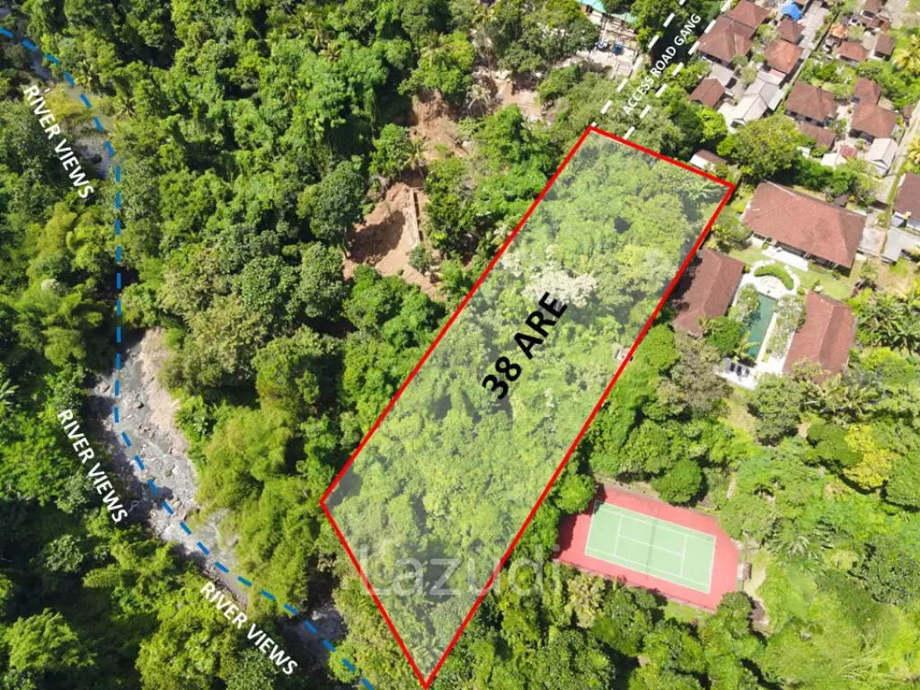 IDYLLIC JUNGLE AND RIVER VIEW LAND IN KEDIRI, TABANAN