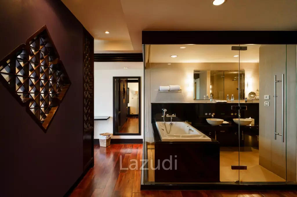 Beachfront villa 2 beds sea view at laguna