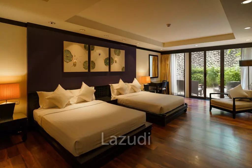 Beachfront villa 2 beds sea view at laguna
