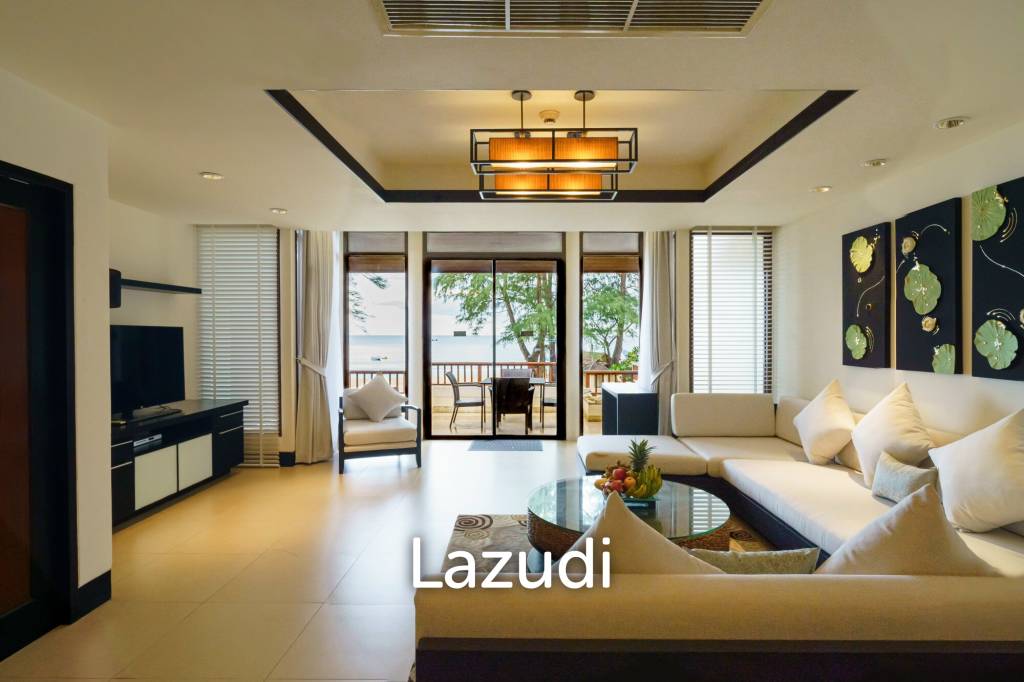 Beachfront villa 2 beds sea view at laguna