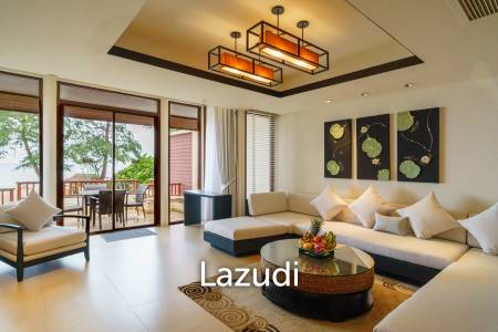 Beachfront villa 2 beds sea view at laguna