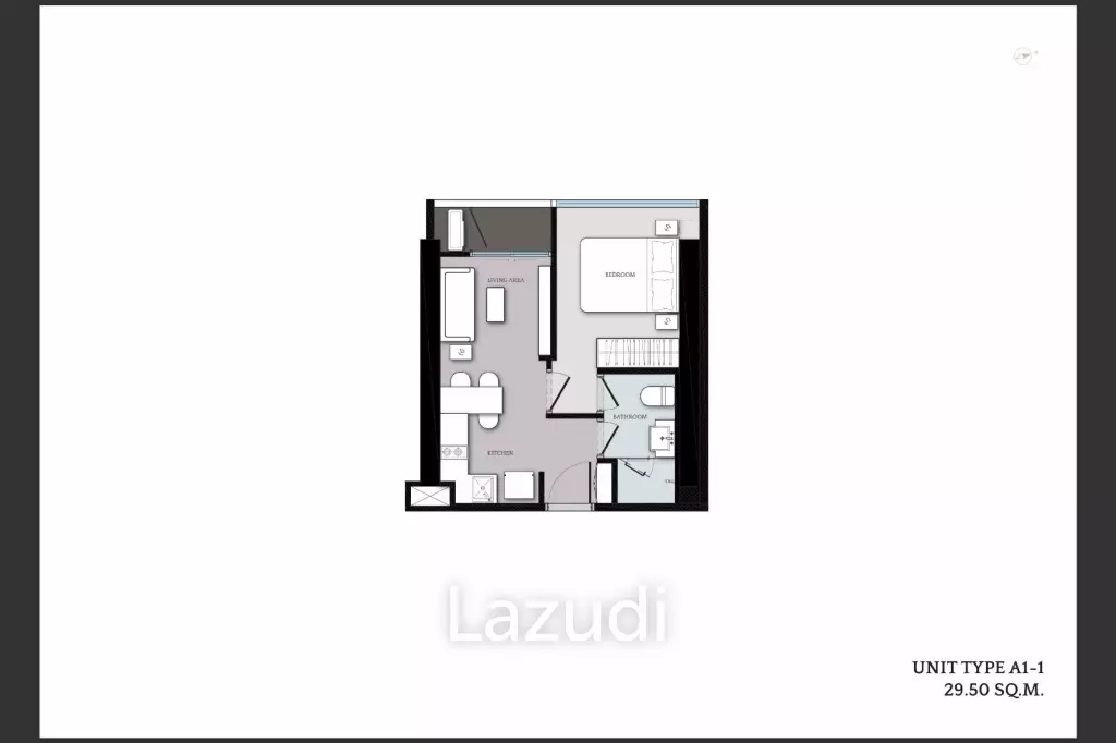 1 Bed 1 Bath 29 SQ.M CLOUD Residences SKV23